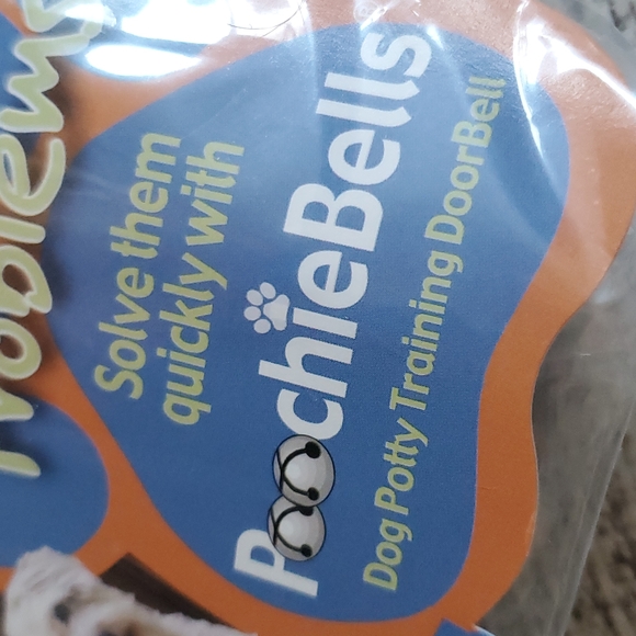 New Gray Dog Potty Training Door Bells Poochie Bells - Picture 4 of 6